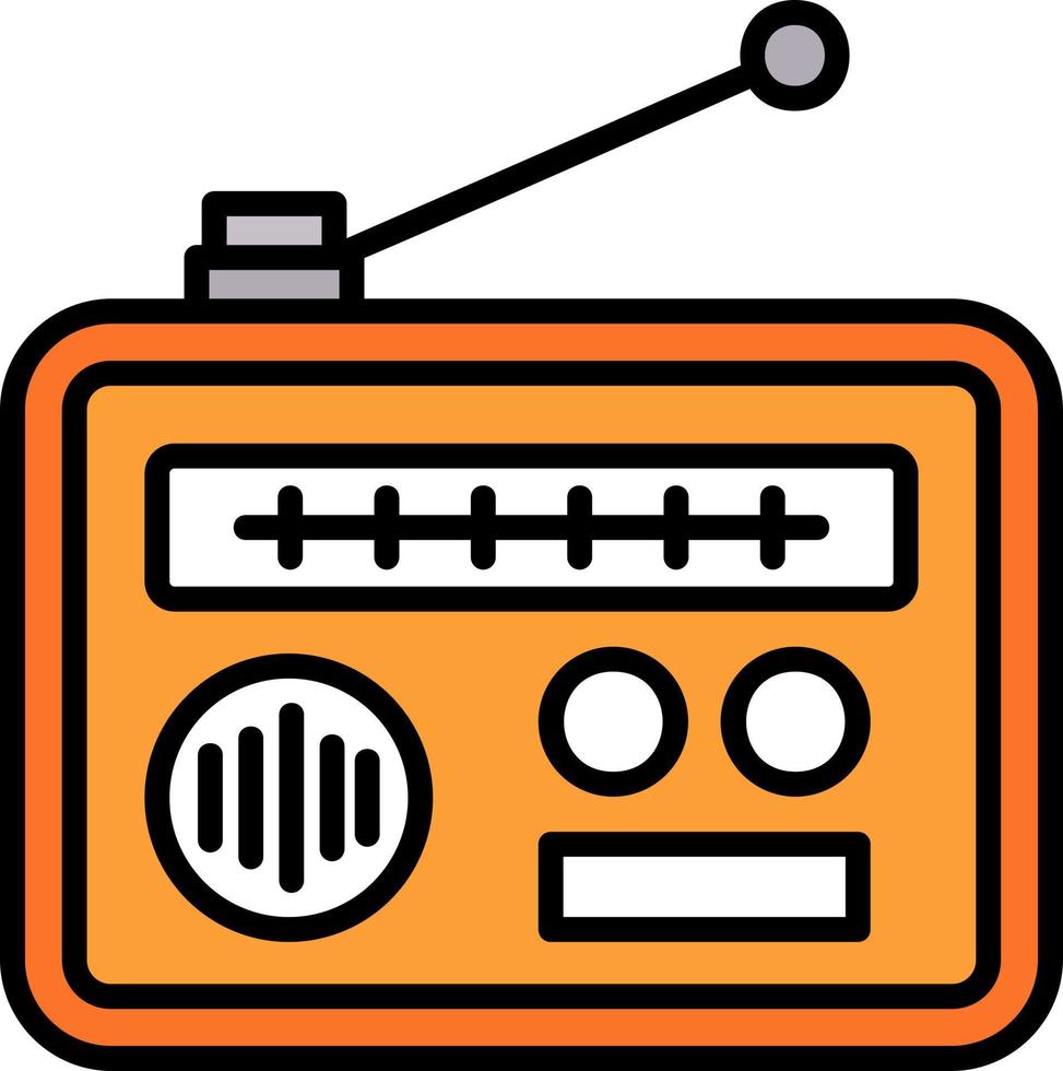 Radio Creative Icon Design vector