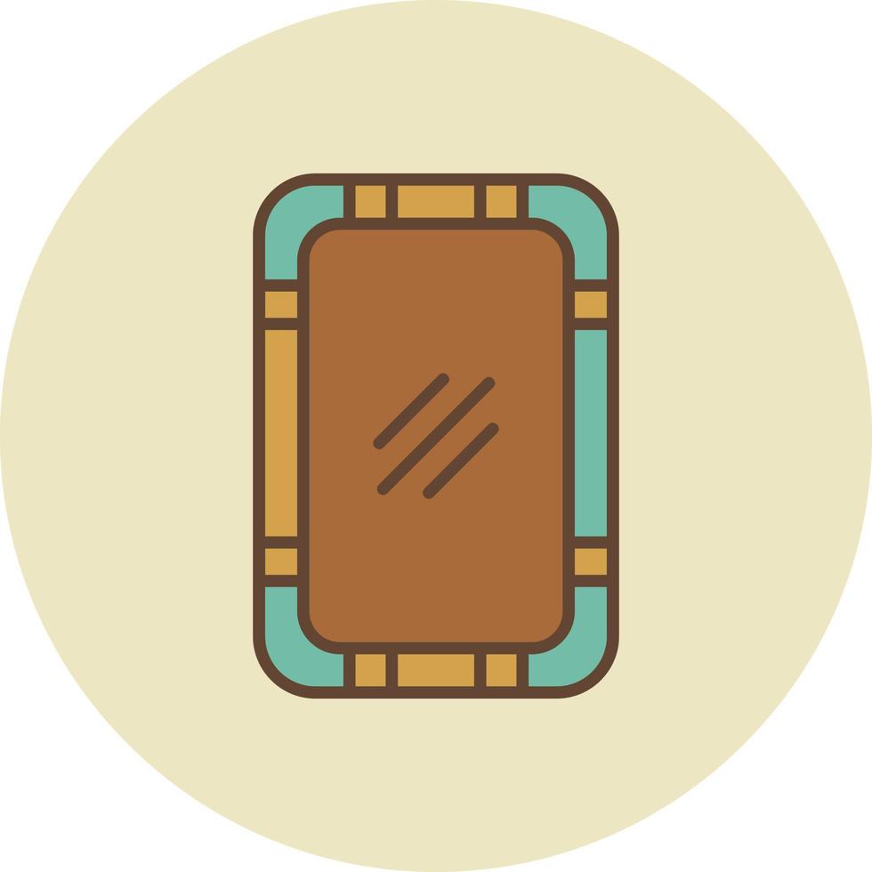 Mirror Creative Icon Design vector