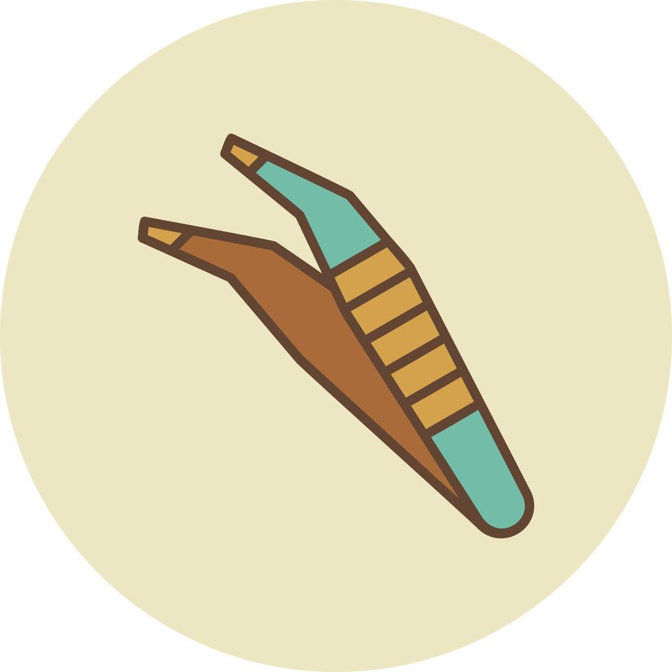 Tweezers Creative Icon Design vector