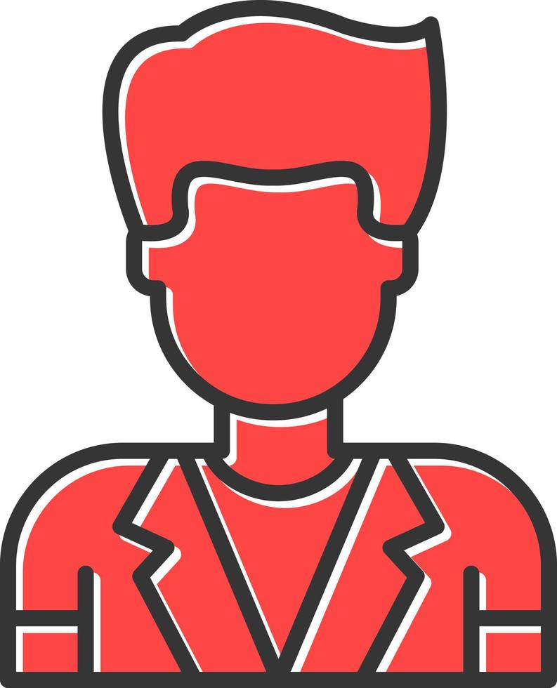 Man Creative Icon Design vector