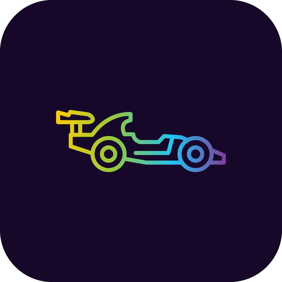 F1 Creative Icon Design vector