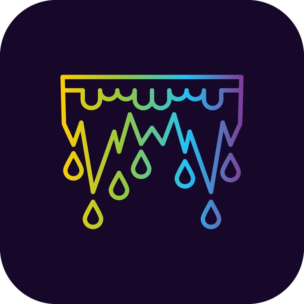 Icicle Creative Icon Design vector