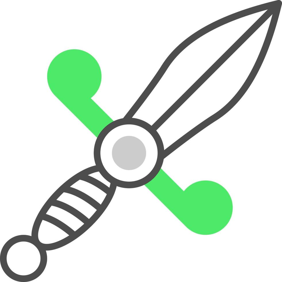 Dagger Creative Icon Design vector