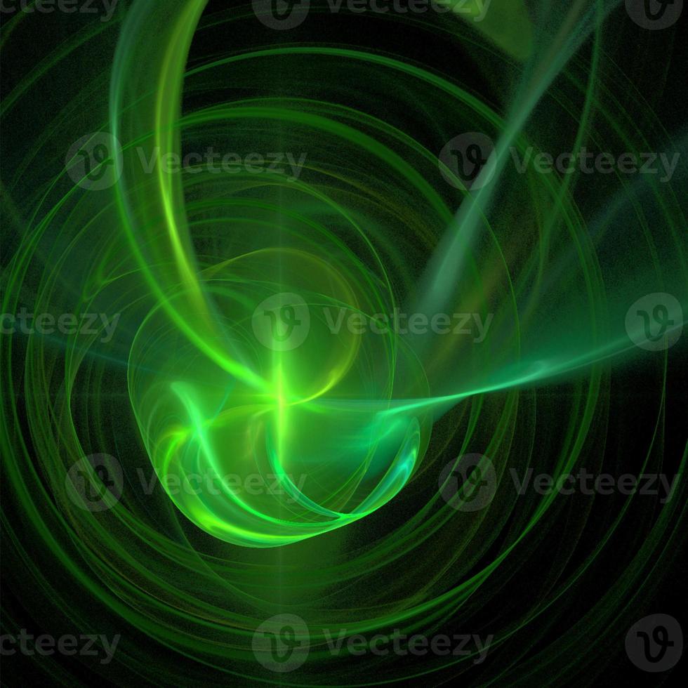 abstract green glowing pattern on black background, design, wallpaper photo