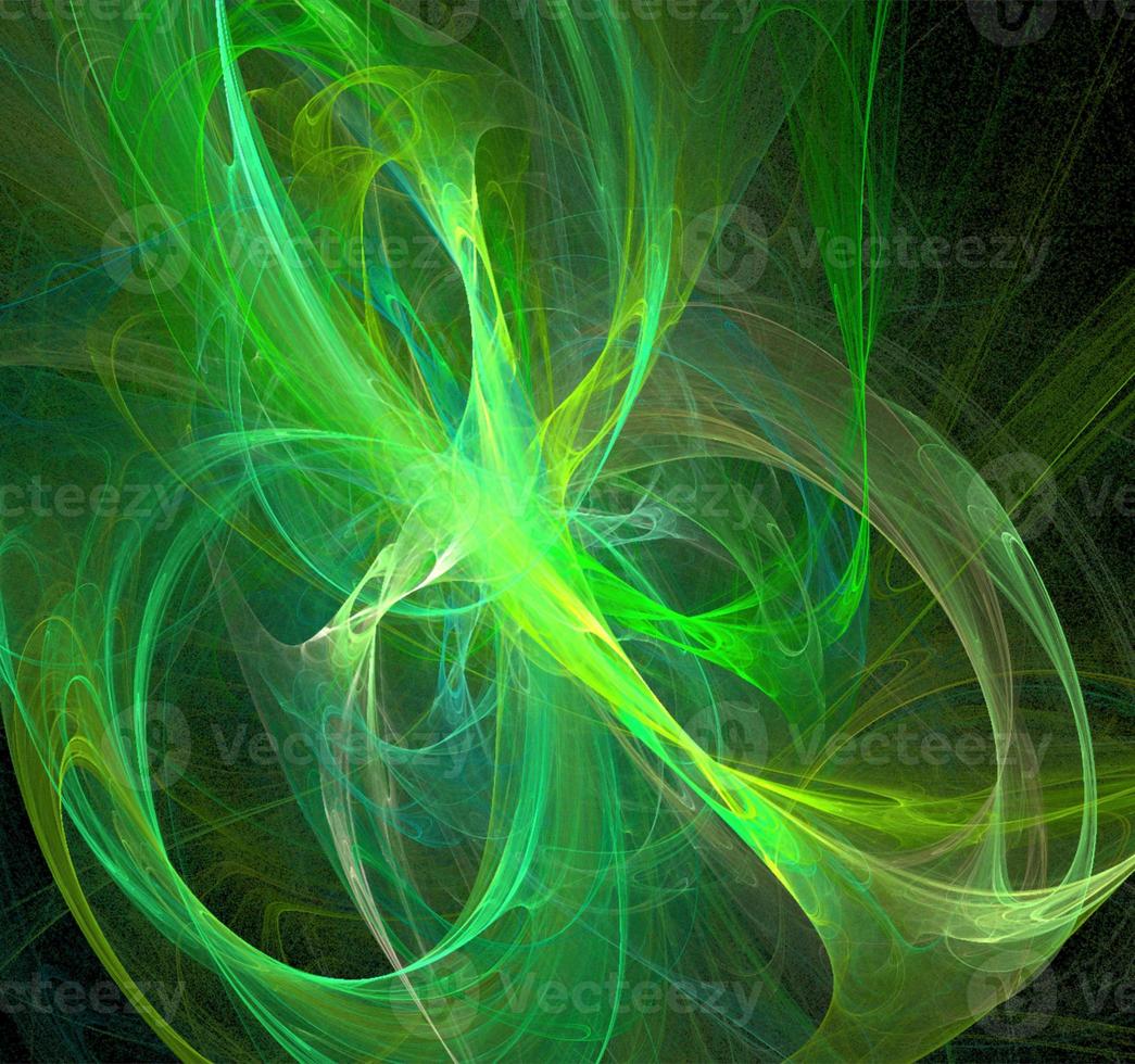 abstract green glowing pattern on black background, design, wallpaper photo