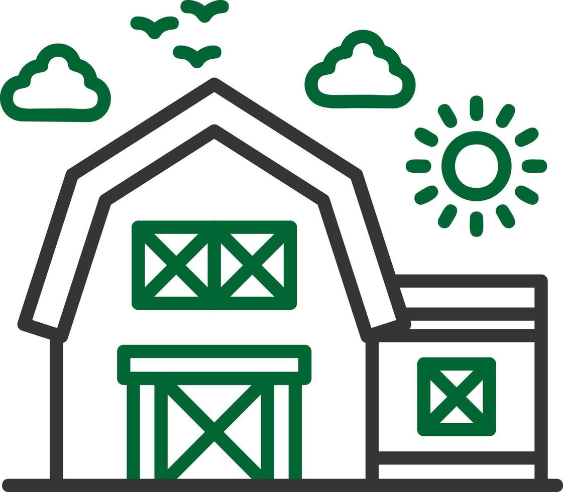 Barn Creative Icon Design vector