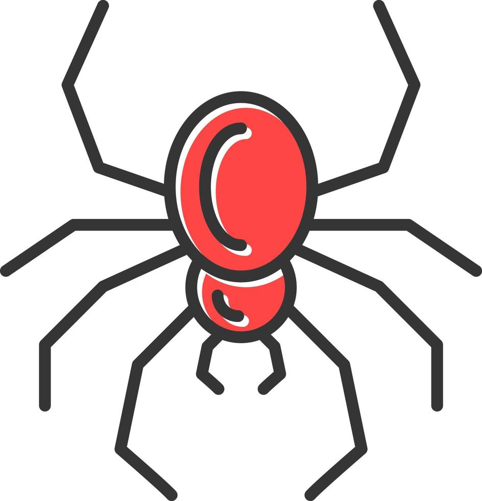 Spider Creative Icon Design vector