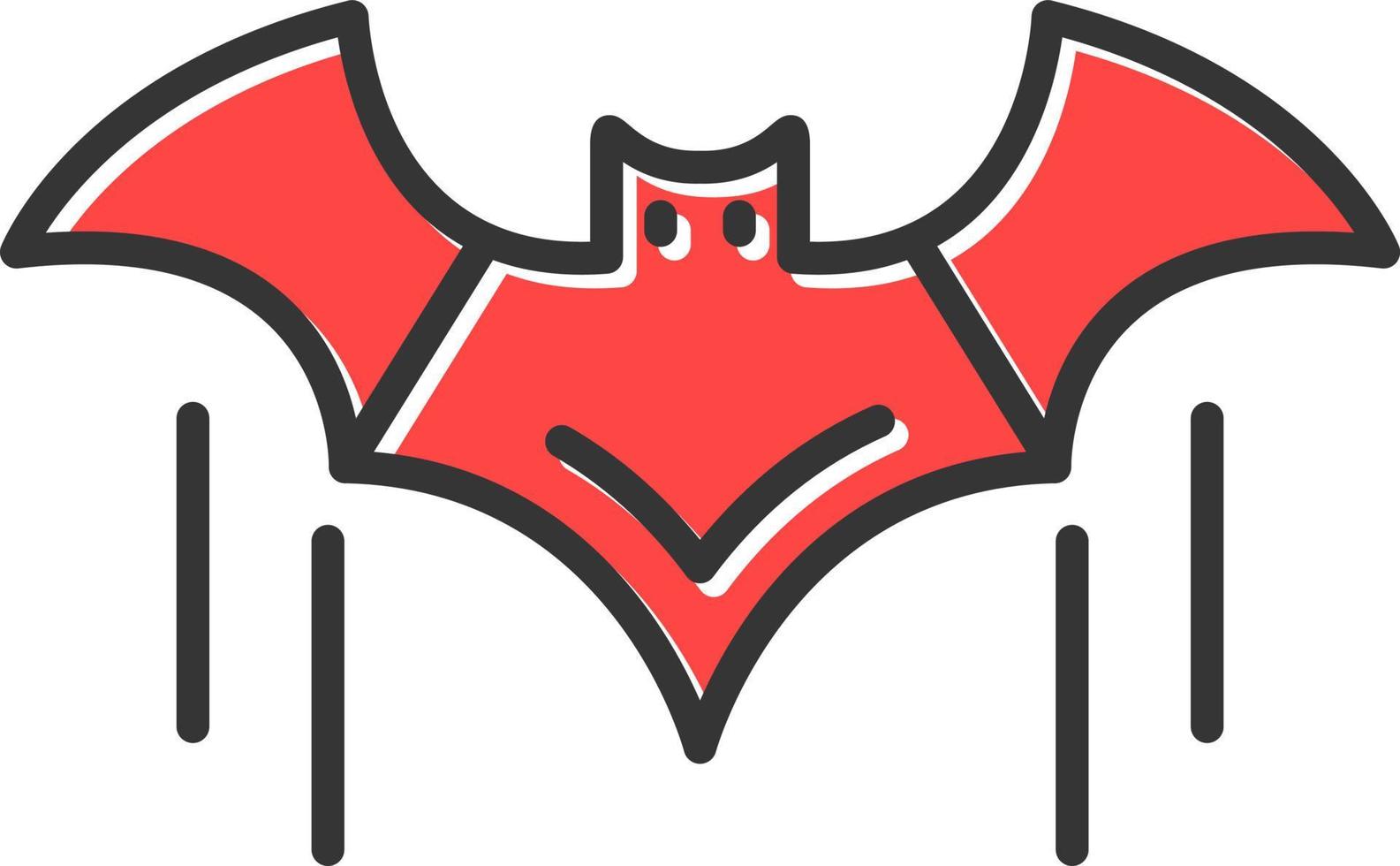 diseño de icono creativo de murciélago vector