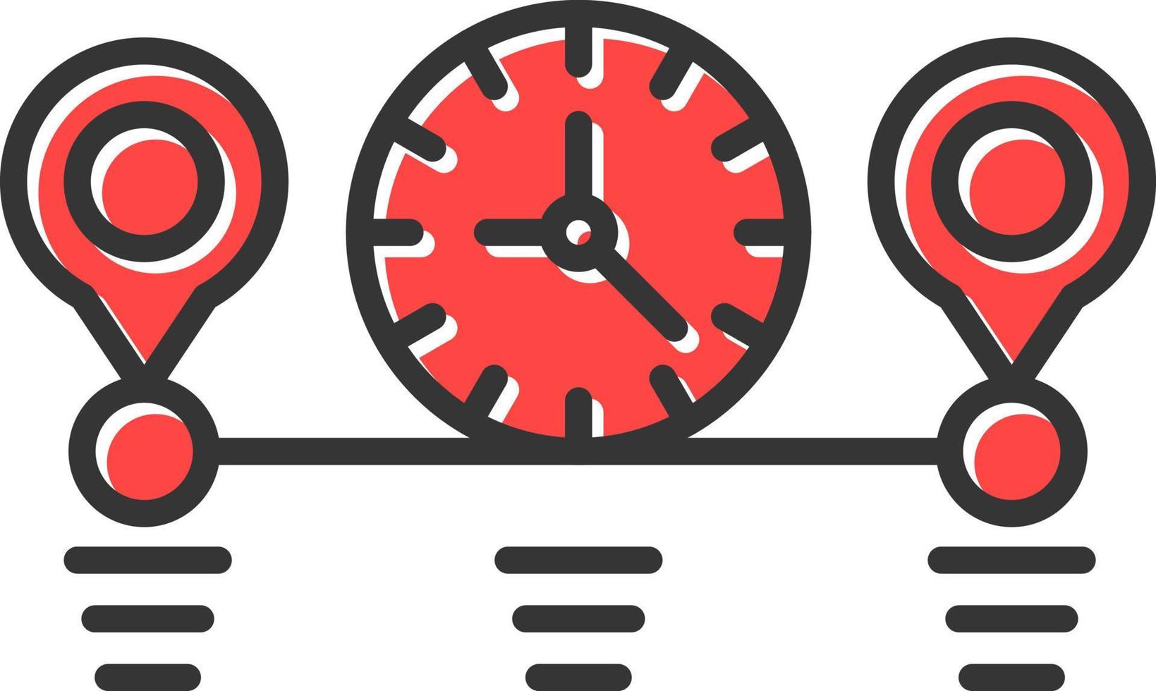 Time Line Creative Icon Design vector