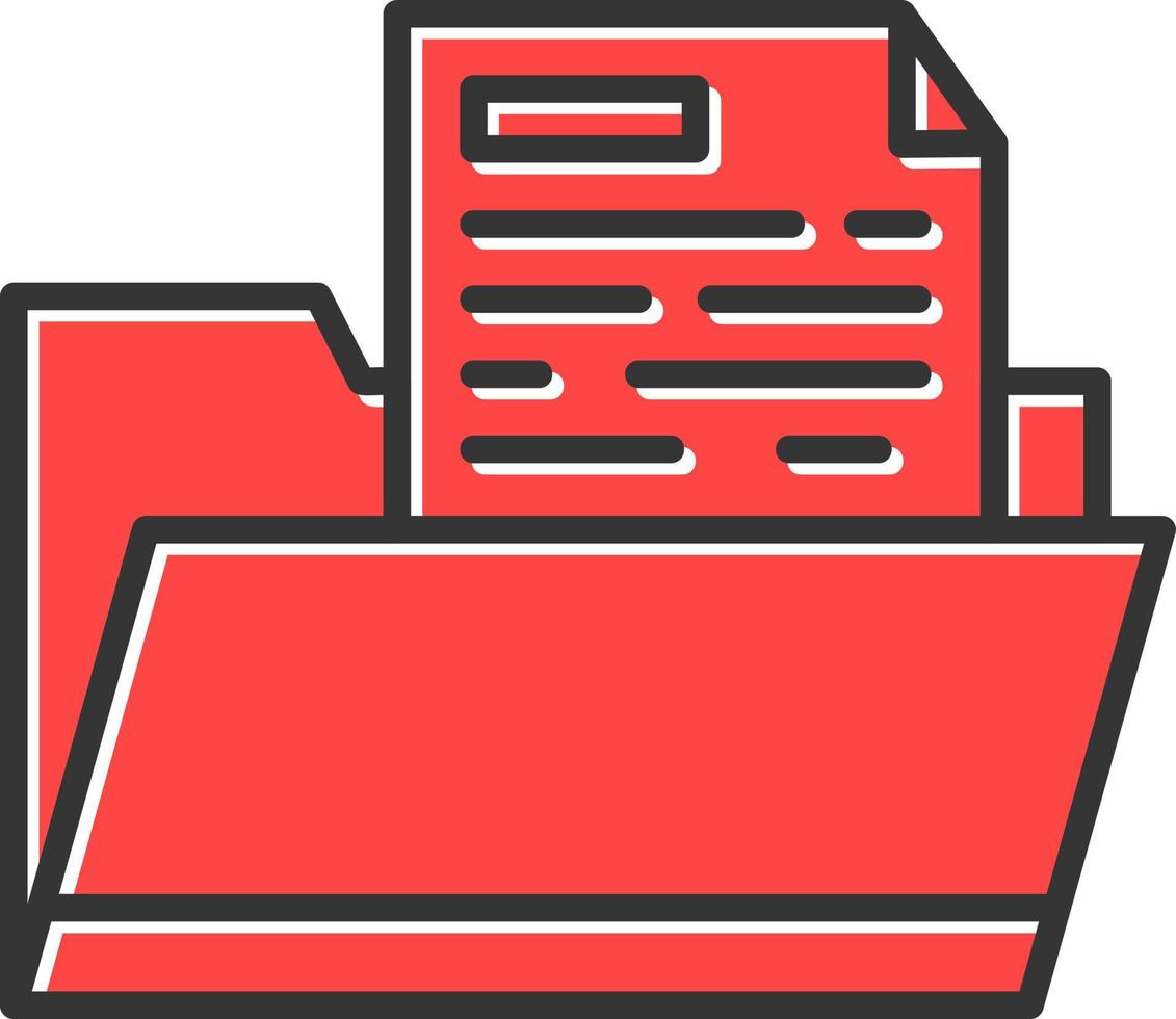 Folder Creative Icon Design vector