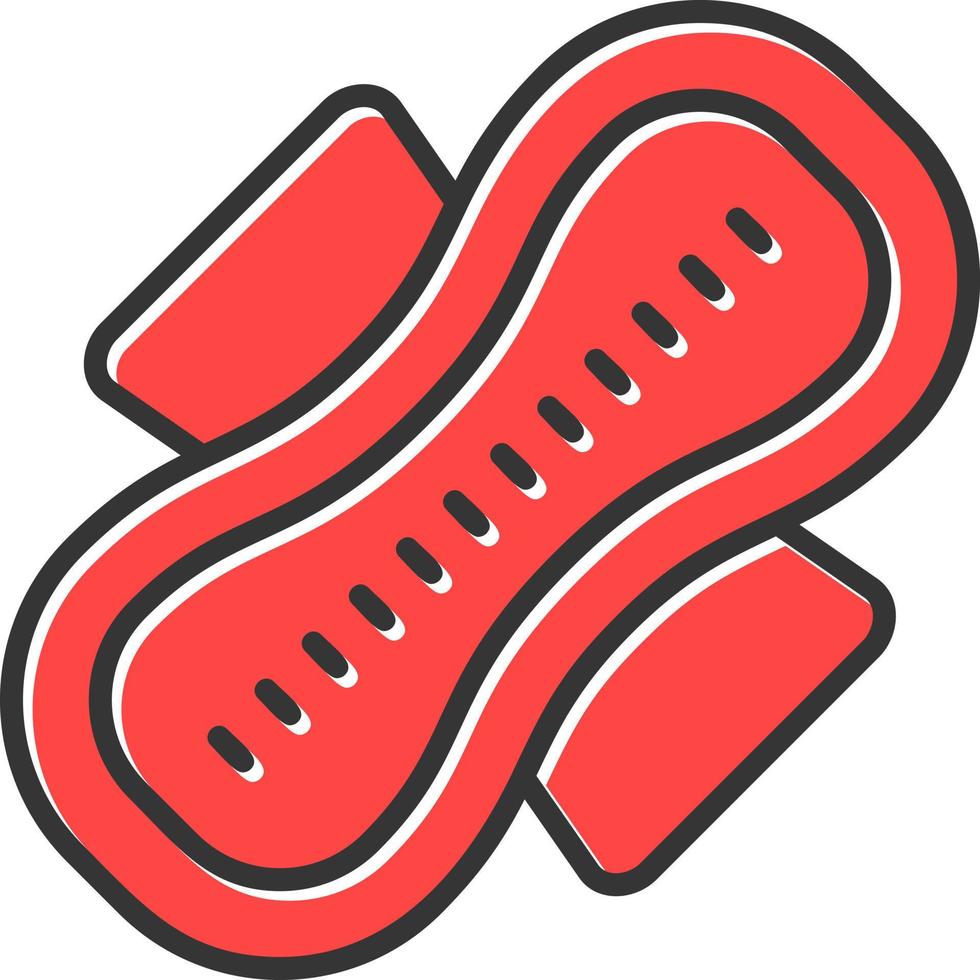 Sanitary Napkin Creative Icon Design vector