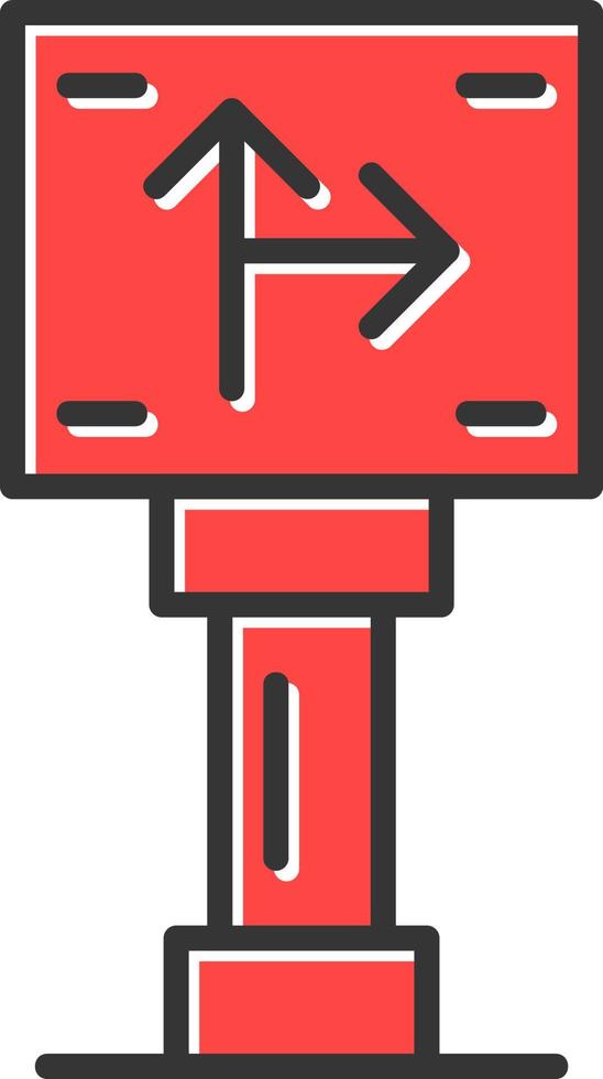 Traffic Sign Creative Icon Design vector