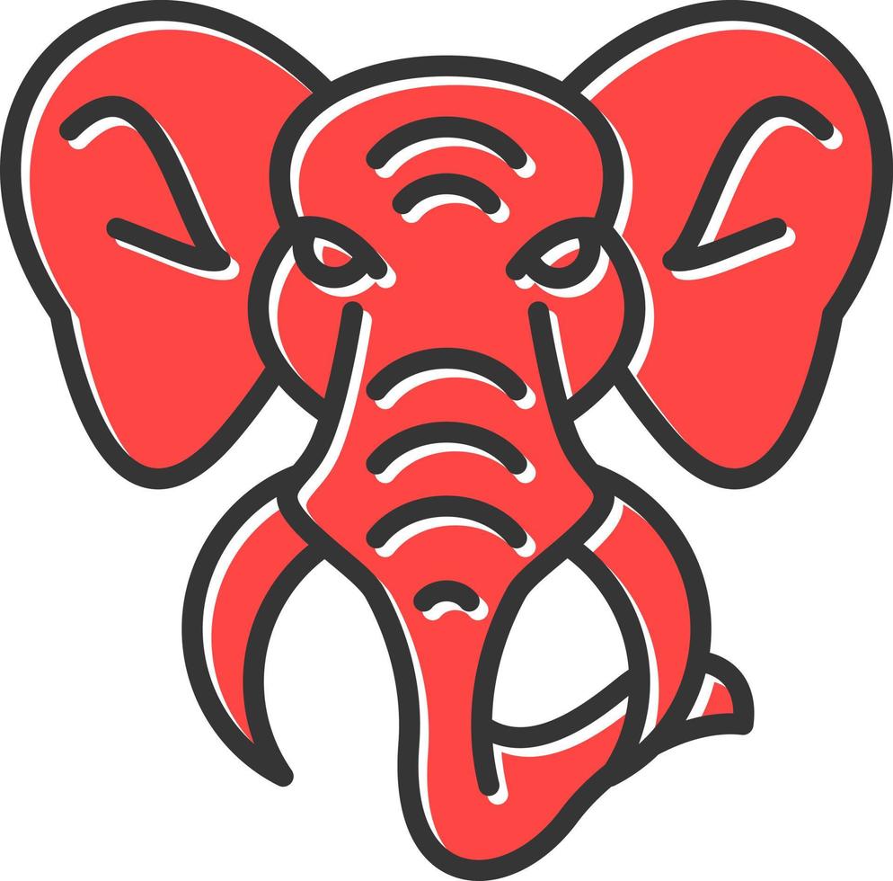 Elephant Creative Icon Design vector