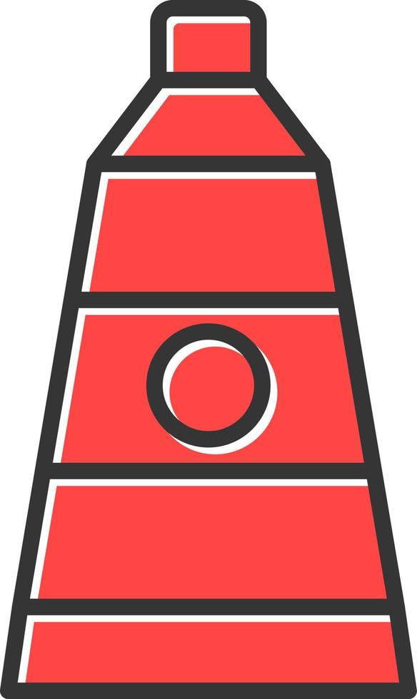 Oil Paint Creative Icon Design vector