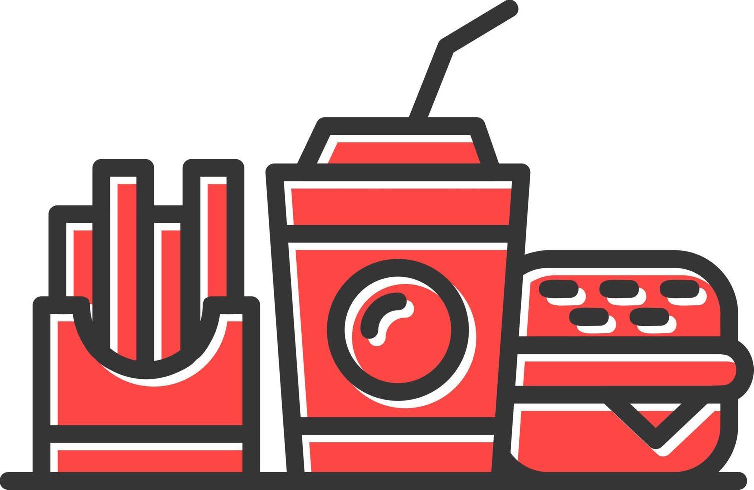 diseño de icono creativo de comida rápida vector