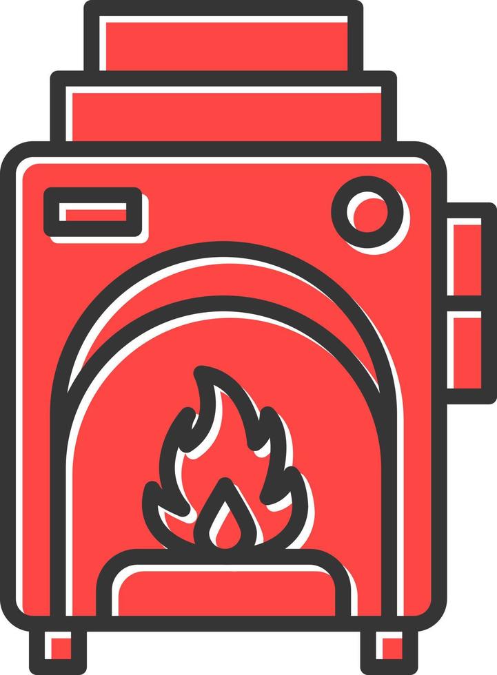 Furnace Creative Icon Design vector