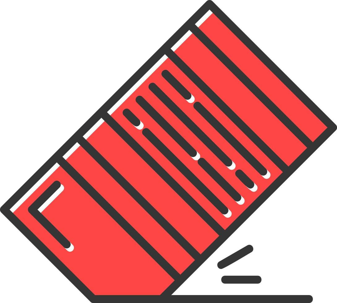 Eraser Creative Icon Design vector