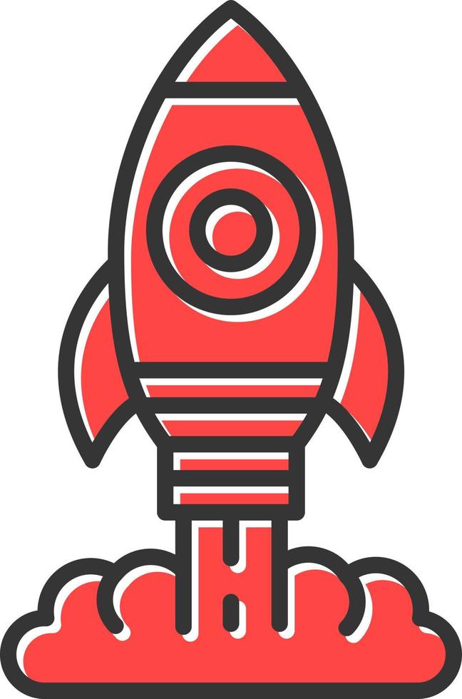 Rocket Creative Icon Design vector