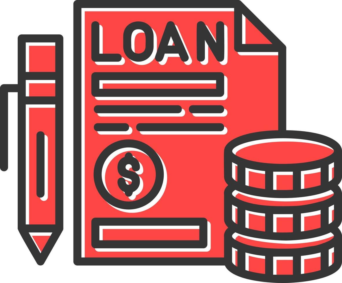 Loan Creative Icon Design vector