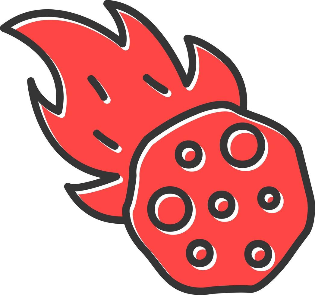Meteor Creative Icon Design vector