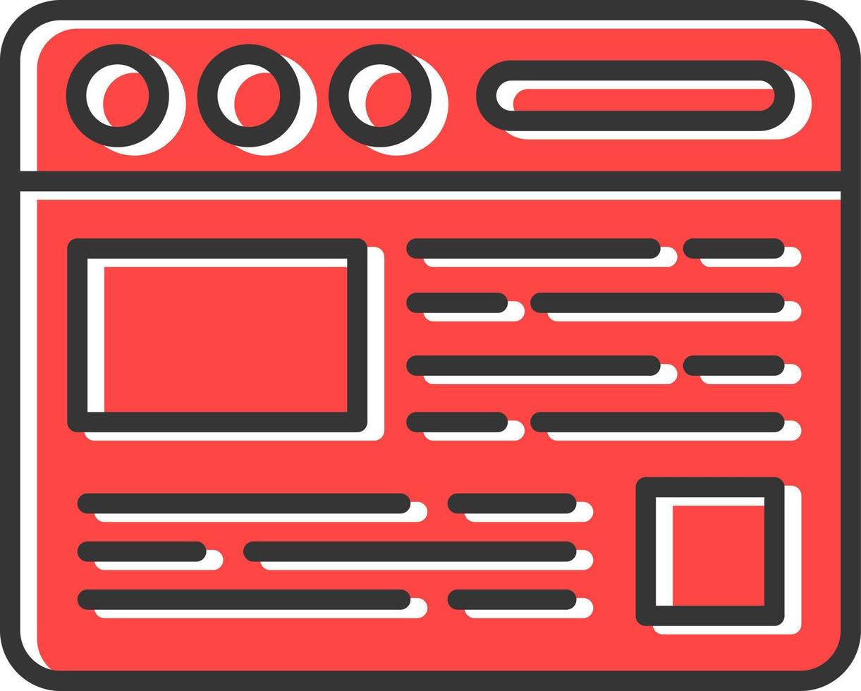 Browser Creative Icon Design vector