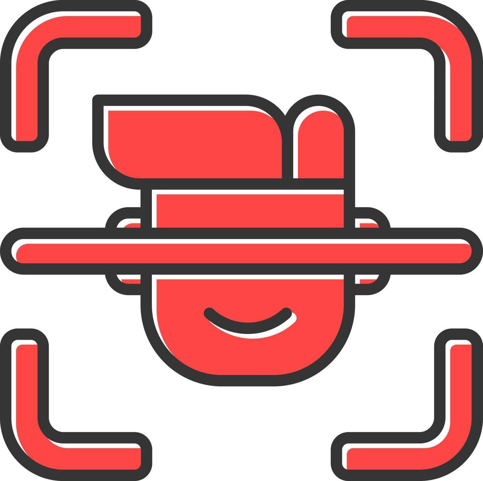 Biometric Creative Icon Design vector