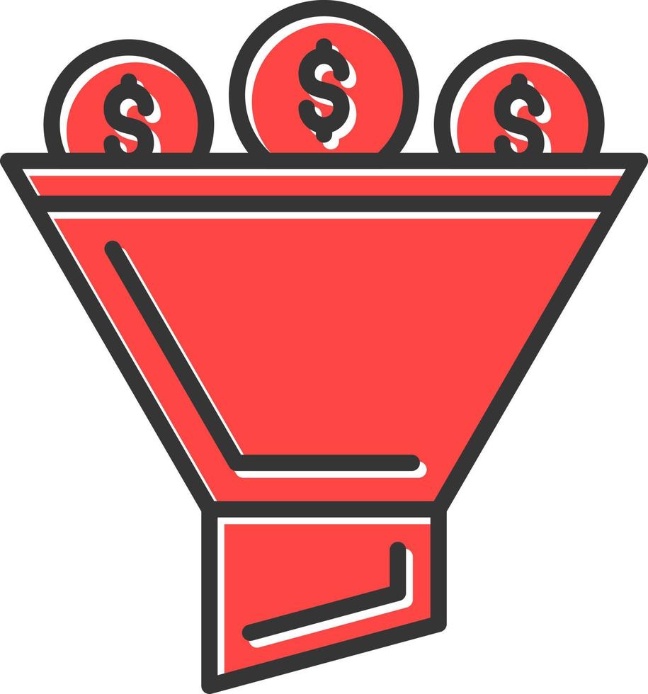 Funnel Creative Icon Design vector
