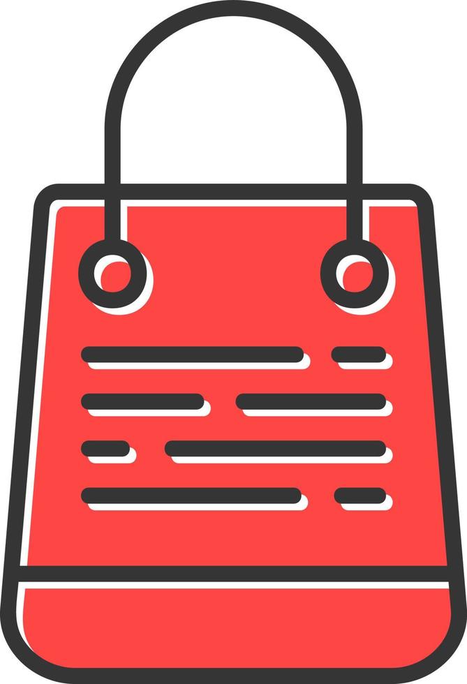 Shopping Bag Creative Icon Design vector