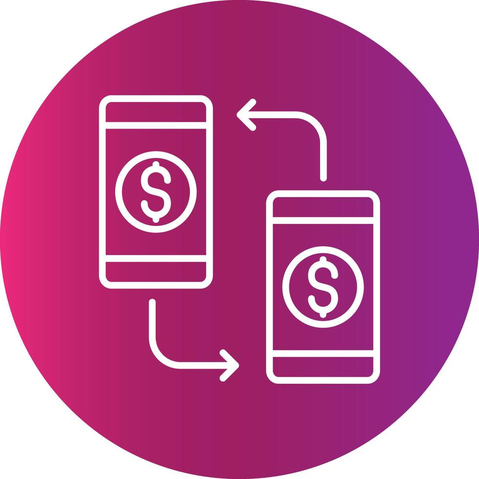 Online Transfer Creative Icon Design vector