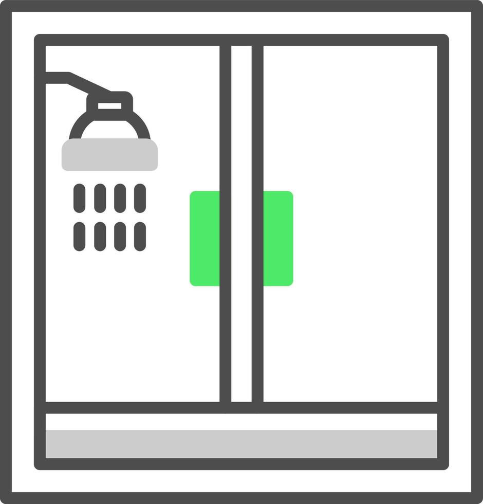 Shower Creative Icon Design vector