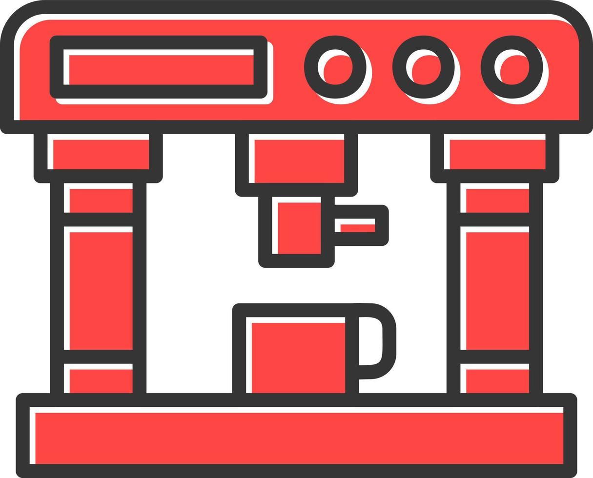 Coffee Maker Creative Icon Design vector
