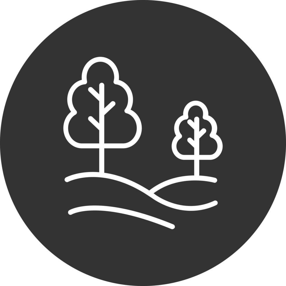 diseño de icono de vector de bosque