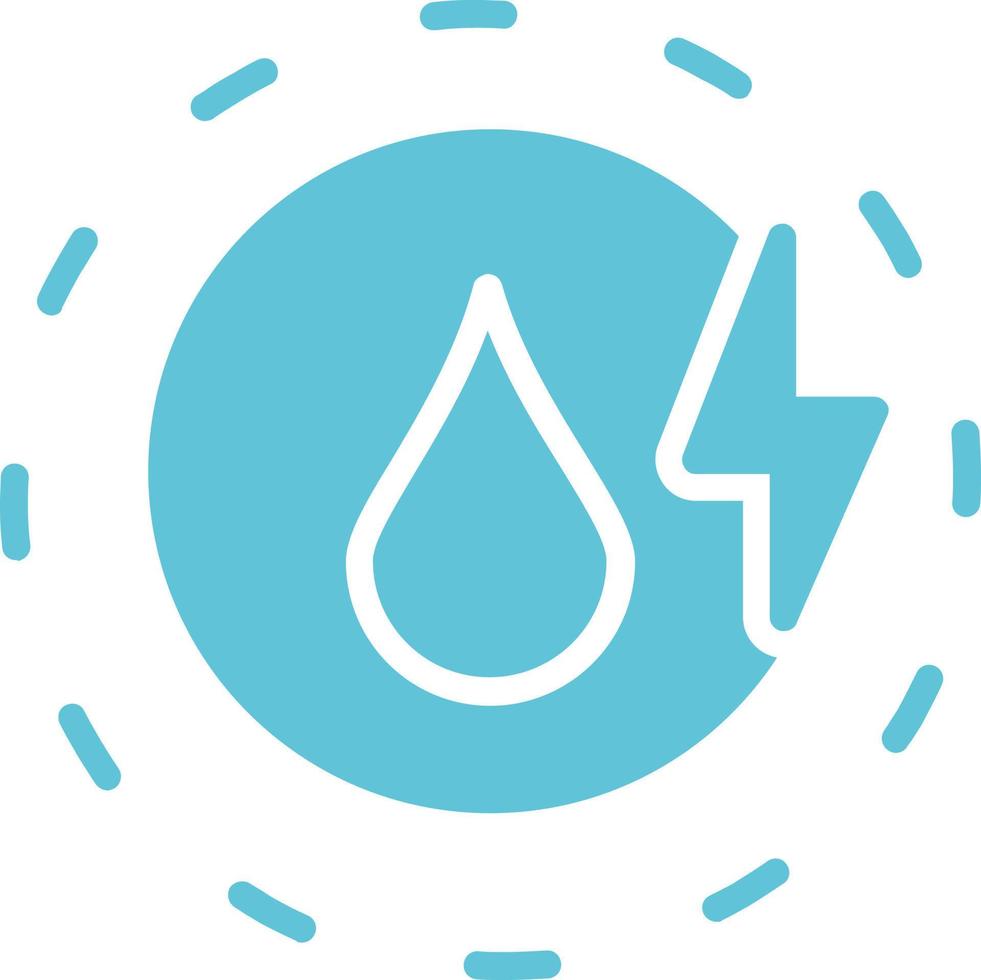 Hydro Power Vector Icon Design