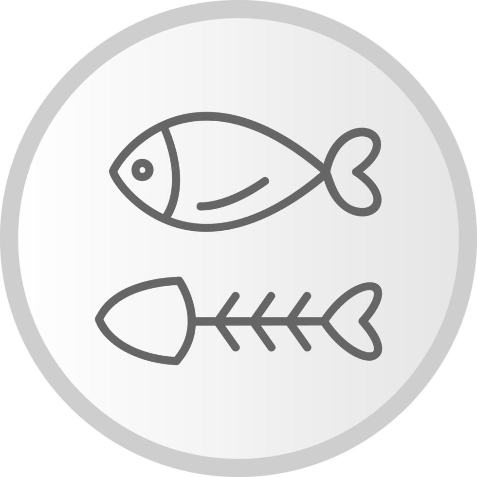 diseño de icono de vector de pescado