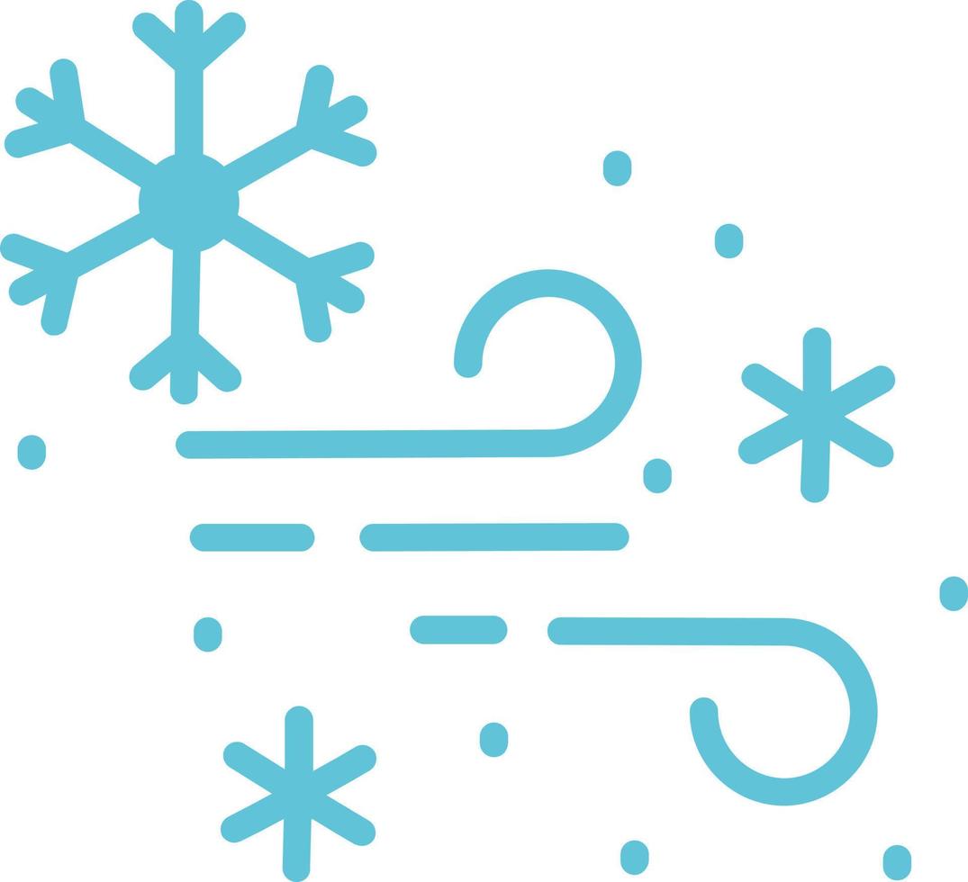 Snow Storm  Vector Icon Design