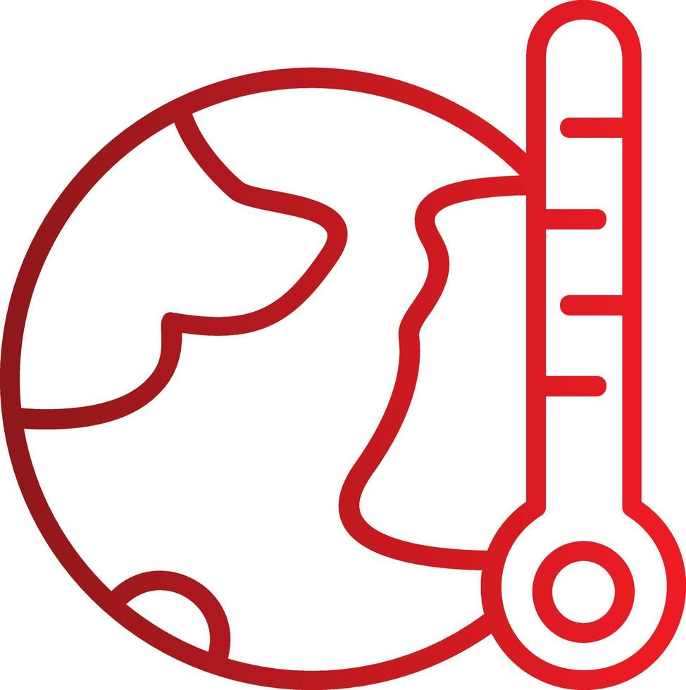 Global Warming Vector Icon Design