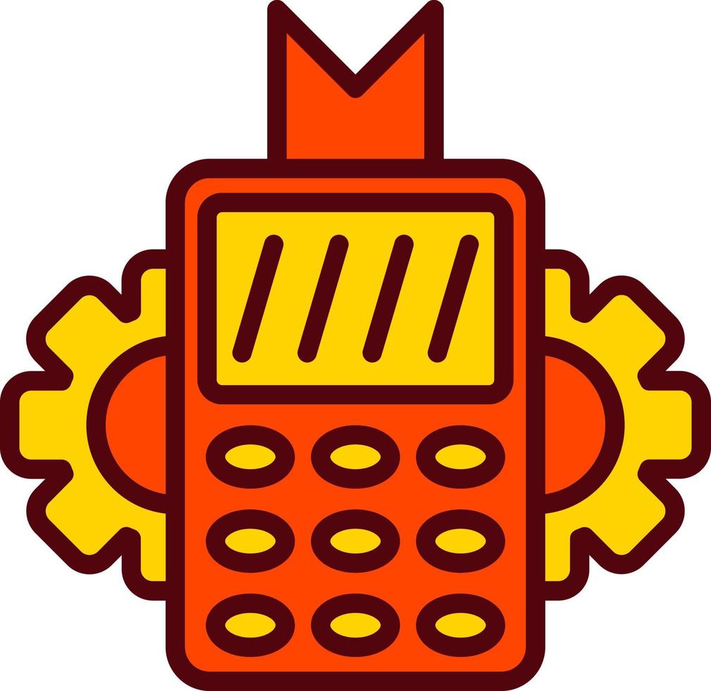 Pos Terminal Vector  Icon