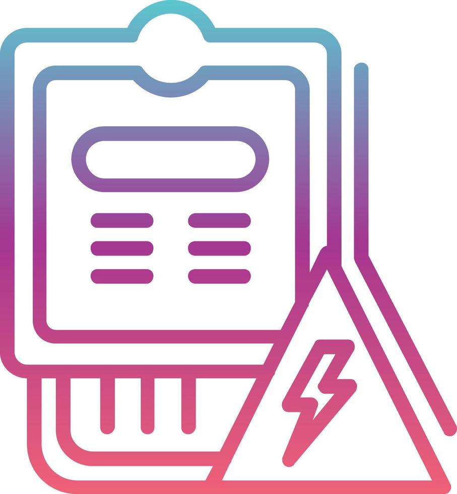 Electric Meter Vector Icon