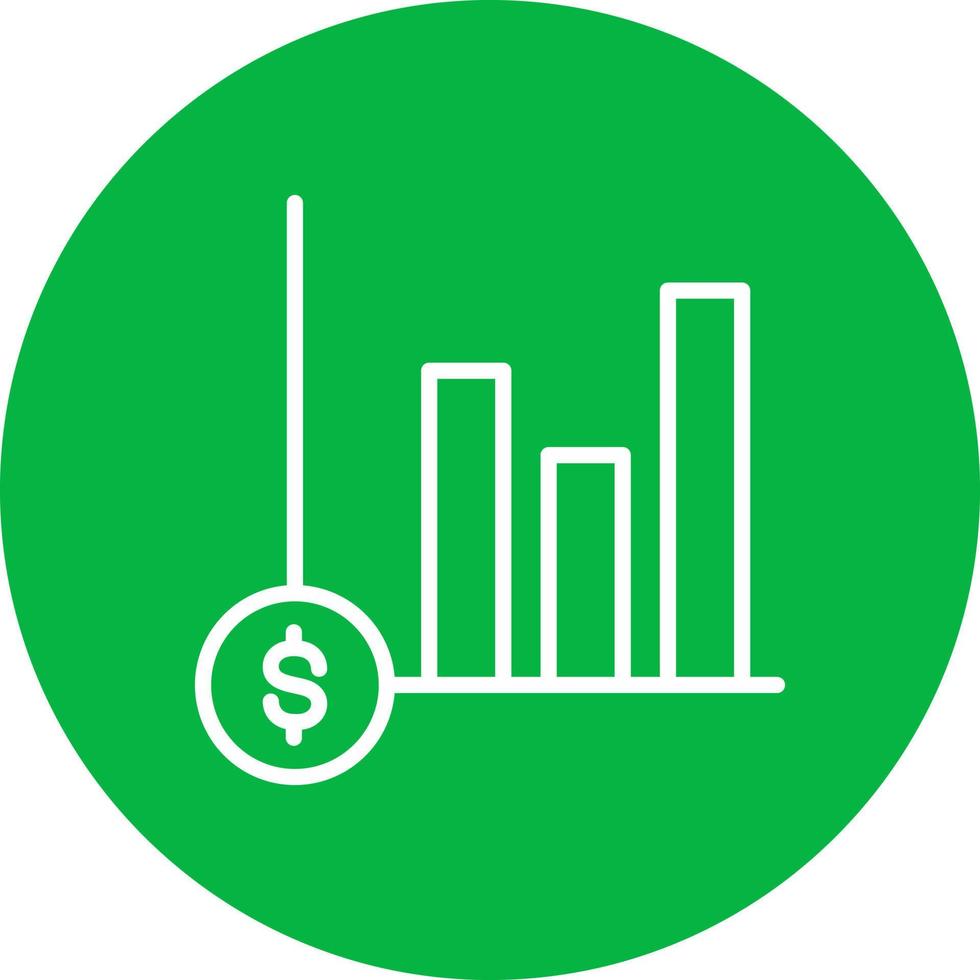 Bar Chart Vector  Icon