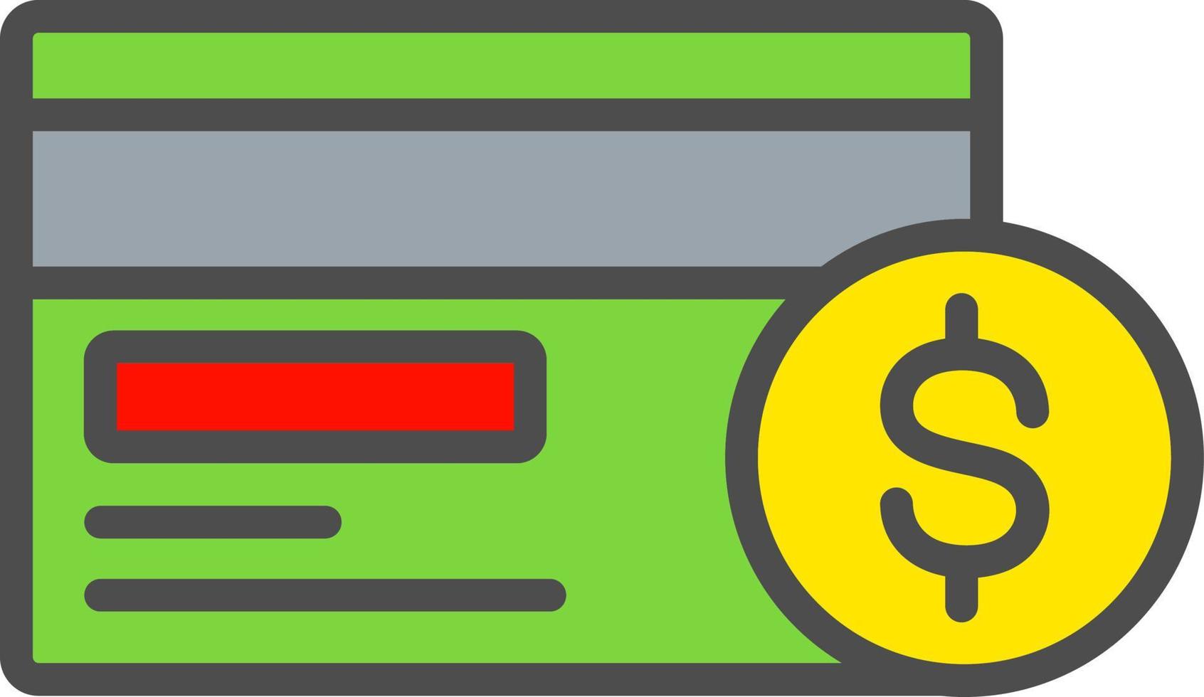 Credit Card Vector  Icon