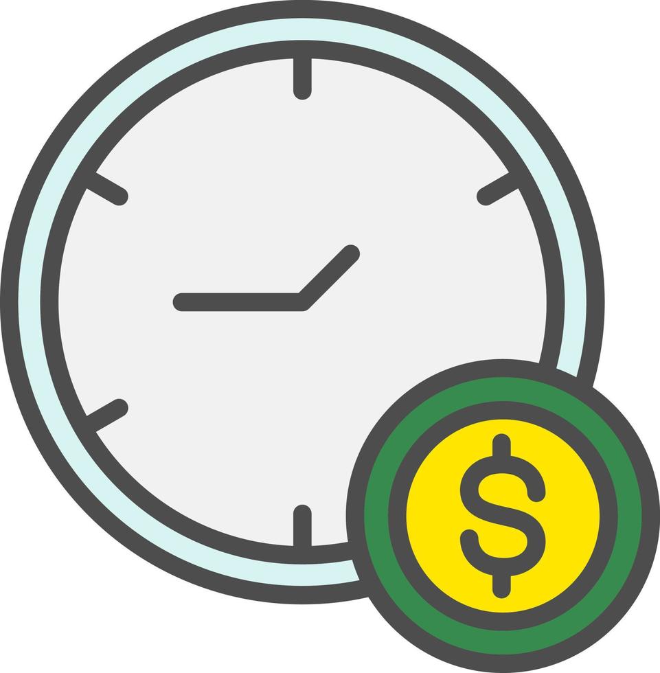 Long term debit Vector  Icon