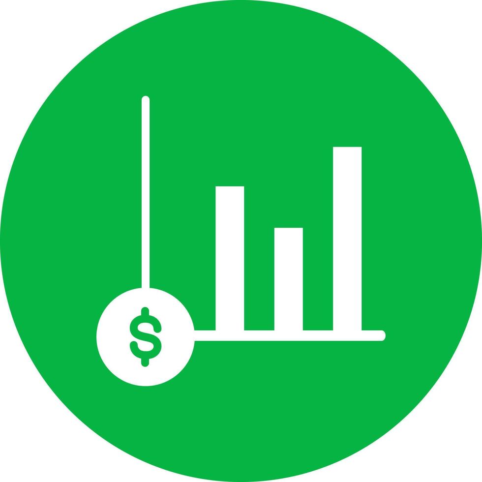Bar Chart Vector  Icon
