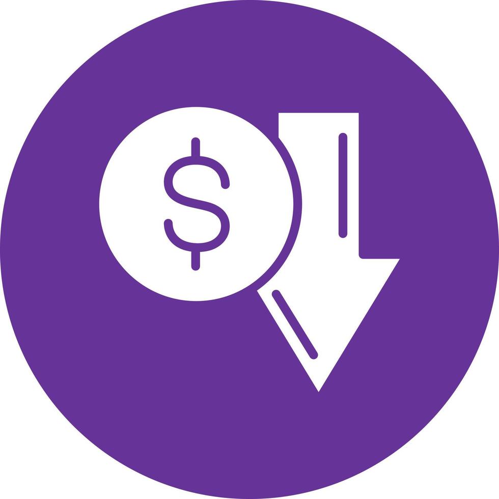 Down Vector  Icon