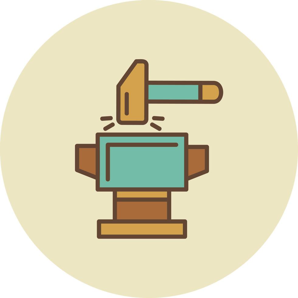 Blacksmith Creative Icon Design vector