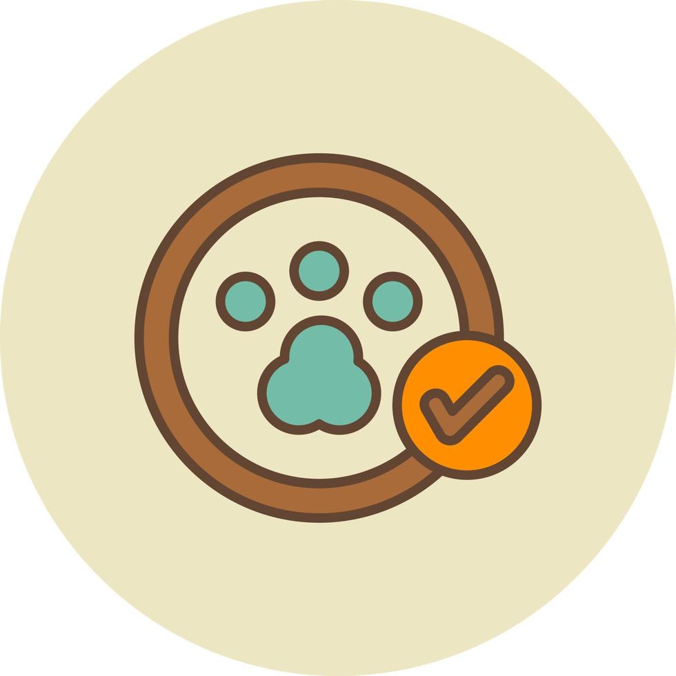 Pet Friendly Creative Icon Design vector