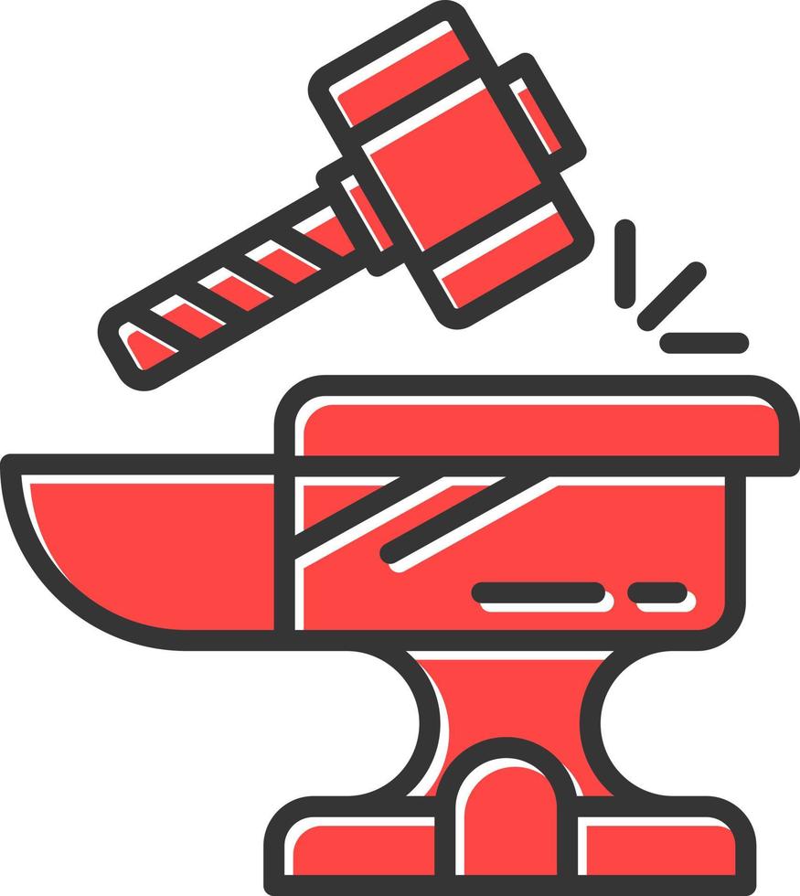 Anvil Creative Icon Design vector