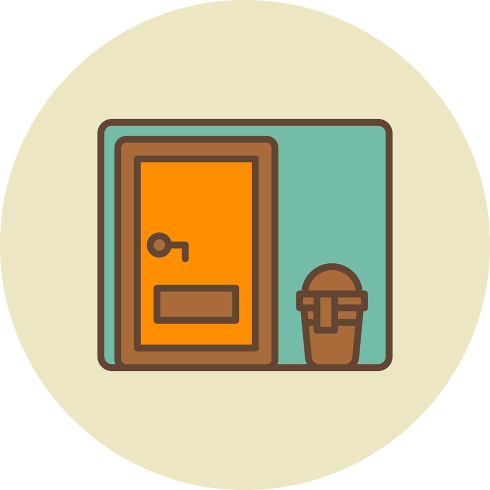 Room Door Creative Icon Design vector