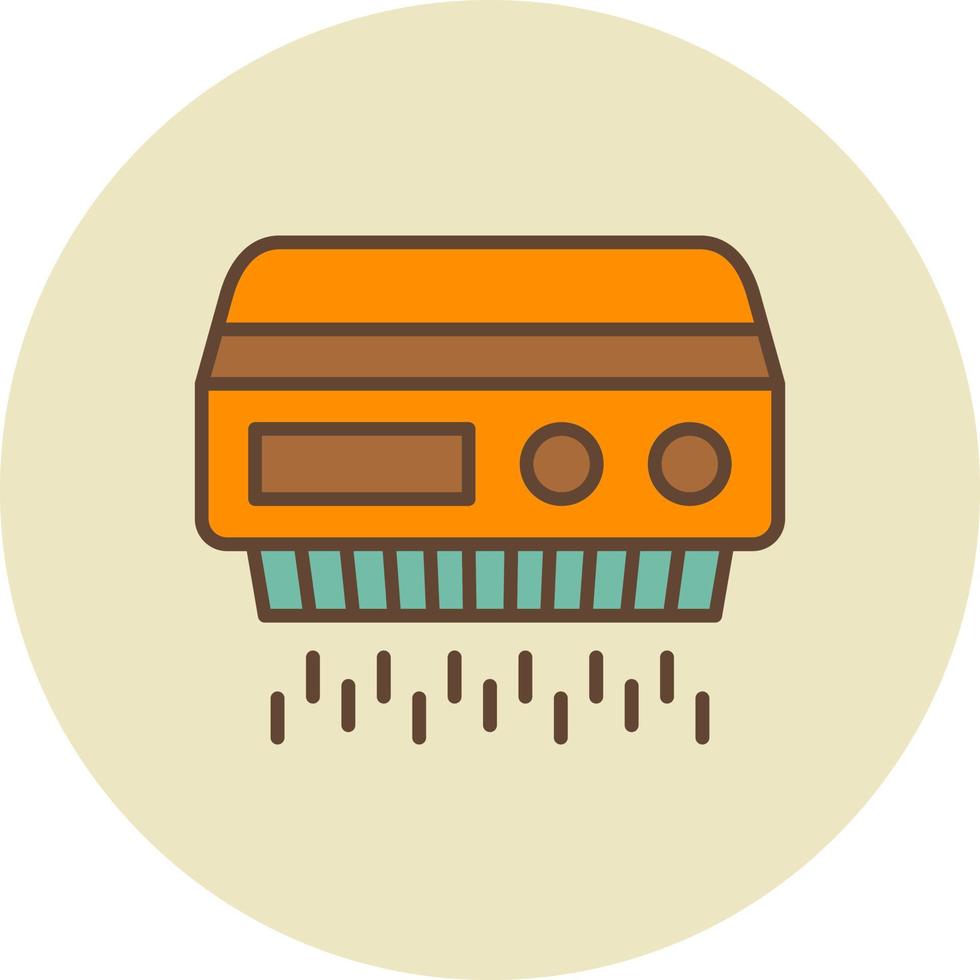 Hand Dryer Creative Icon Design vector