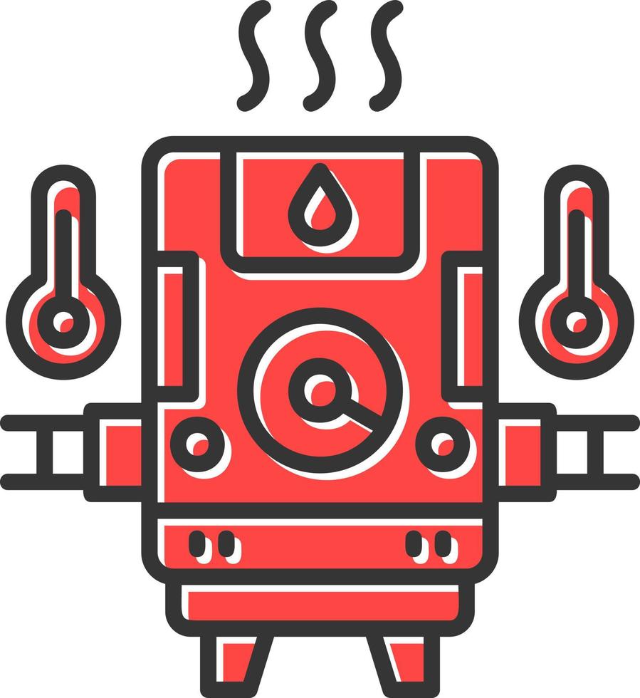 Water Heater Creative Icon Design vector