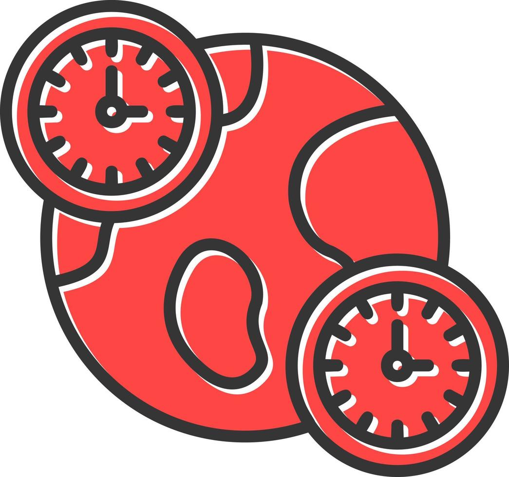 Jet Lag Creative Icon Design vector